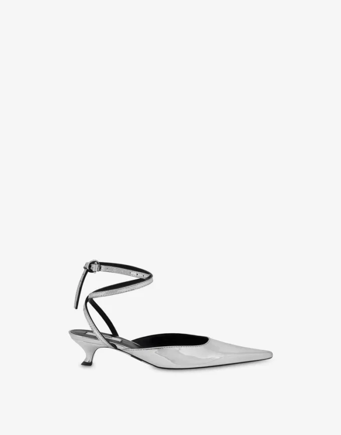 Zapatos de tacón con efecto espejo Zapatos de tacón con efecto espejo