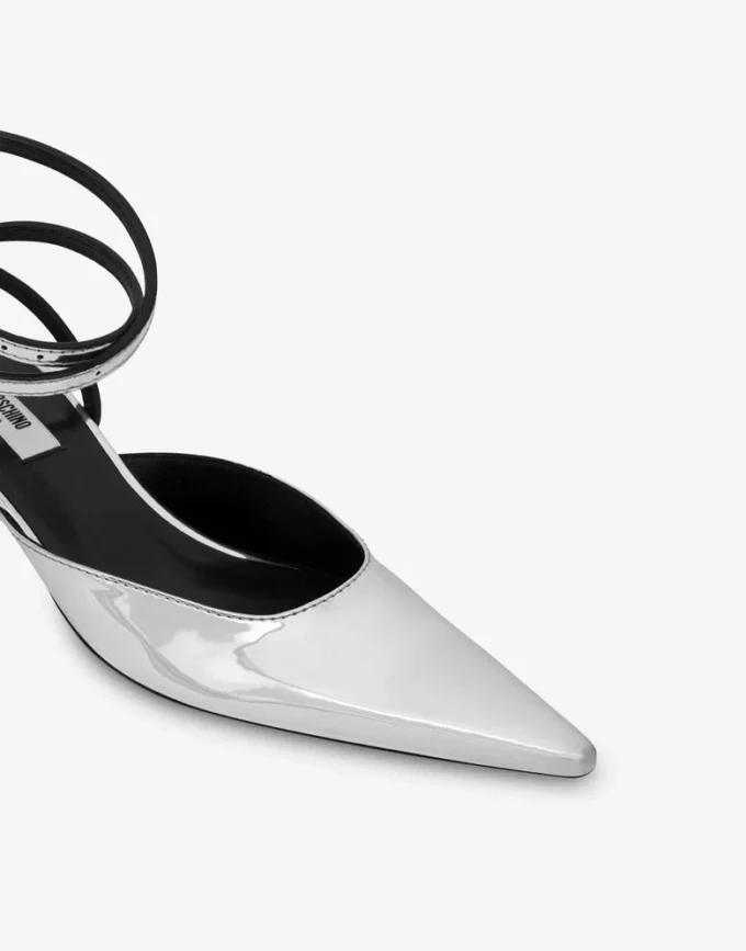 Zapatos de tacón con efecto espejo Zapatos de tacón con efecto espejo