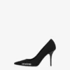 Zapatos de tacón con logotipo de neopreno y caucho