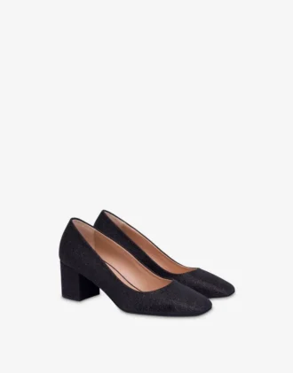Zapatos de tacón con purpurina