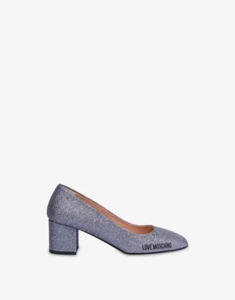 Zapatos de tacón con purpurina