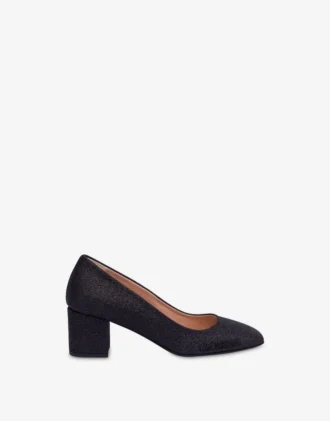Zapatos de tacón con purpurina