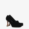 Zapatos de tacón de ante