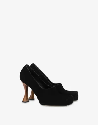Zapatos de tacón de ante