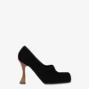 Zapatos de tacón de ante