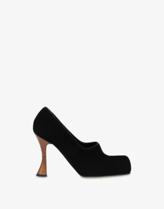 Zapatos de tacón de ante