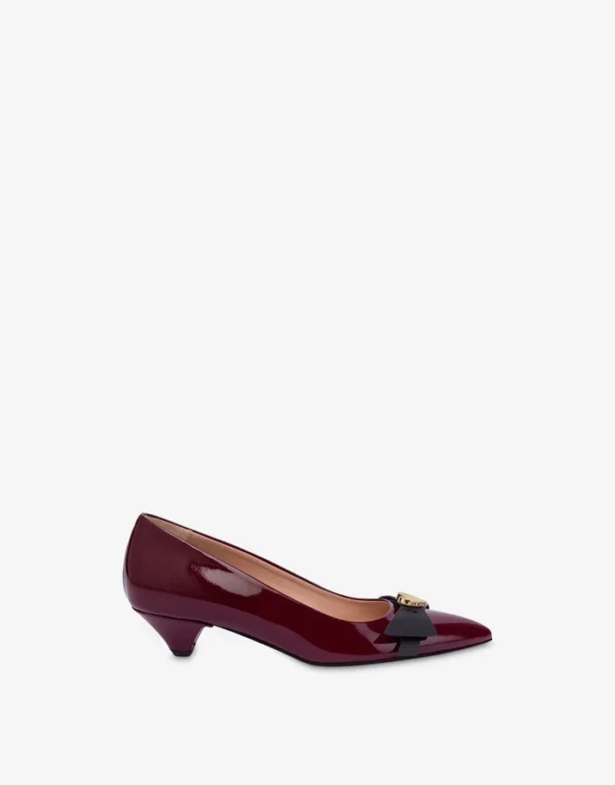Zapatos de tacón de charol