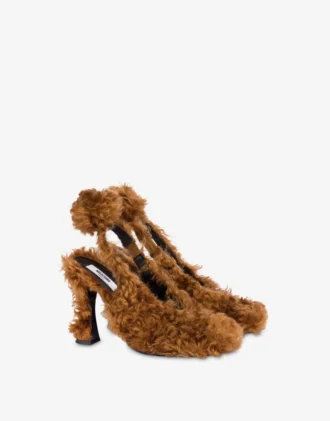 Zapatos de tacón de mohair