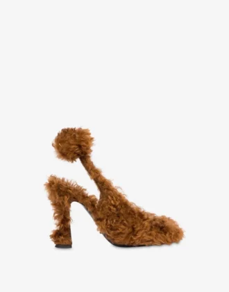 Zapatos de tacón de mohair