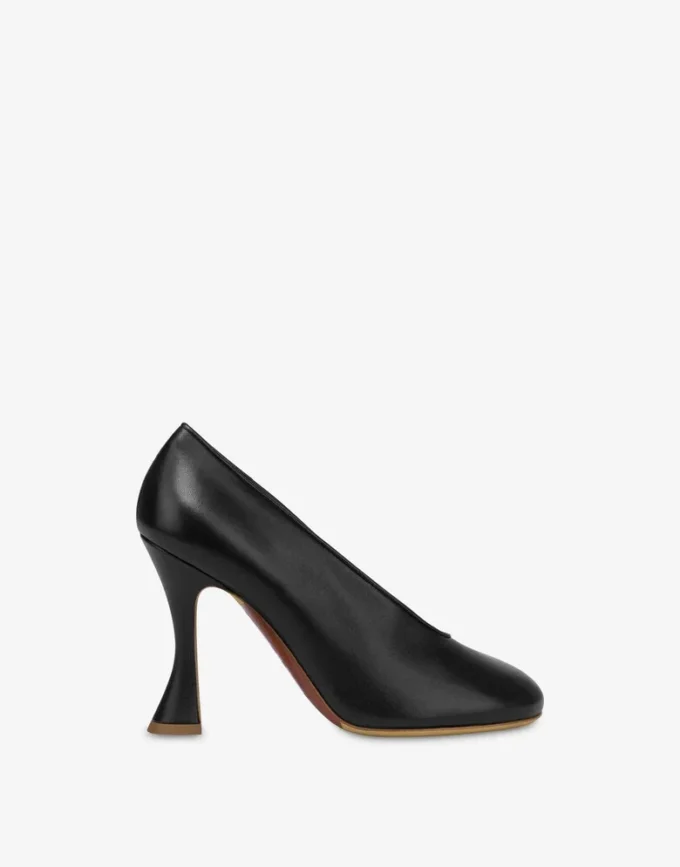 Zapatos de tacón de napa de pato