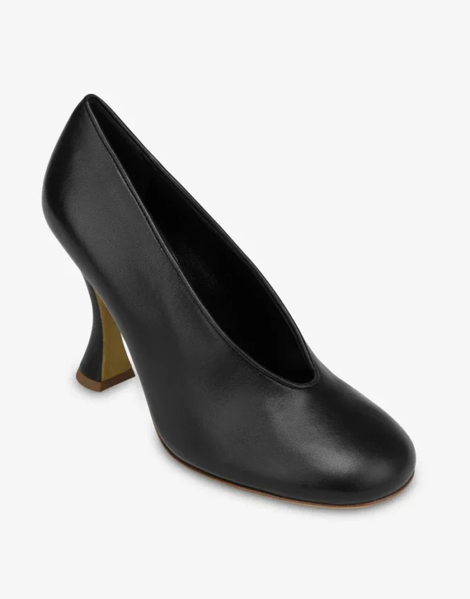 Zapatos de tacón de napa de pato