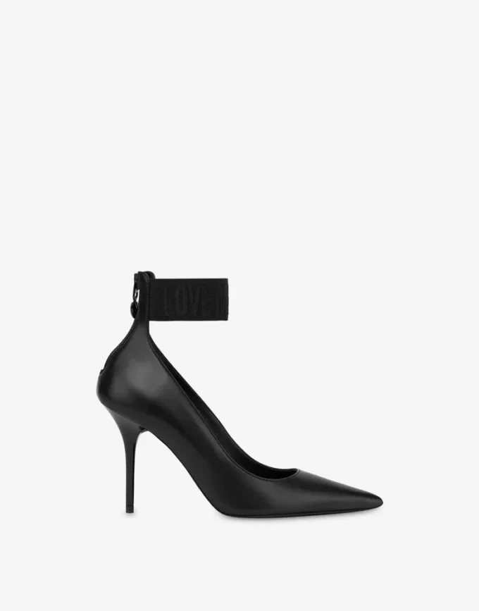 Zapatos de tacón de piel de becerro