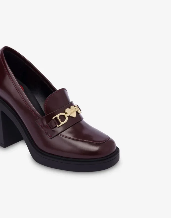 Zapatos de tacón de piel de becerro