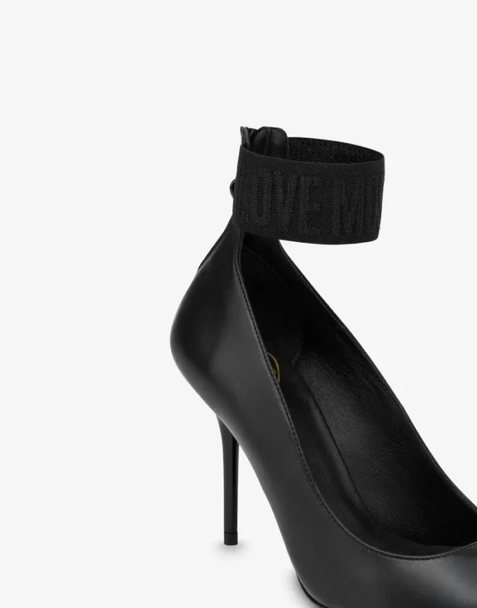 Zapatos de tacón de piel de becerro